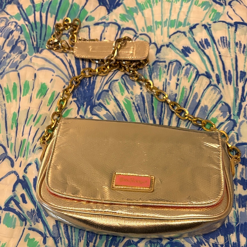 Gold Crossbody Bag